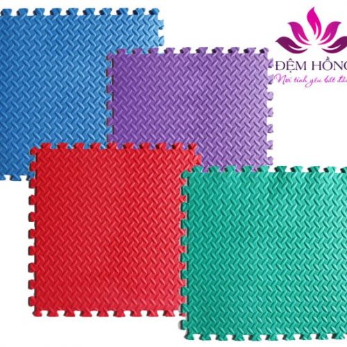 Địa chỉ bán thảm xốp ghép vân lá khế 60x60 Tường Lâm
