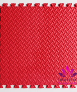 mẫu thảm ghép vân khế 60x60 màu đỏ Tường Lâm