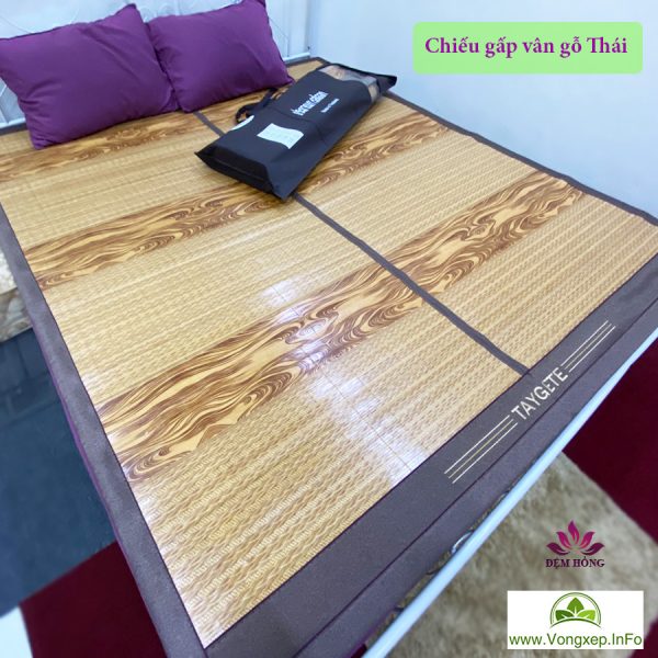 Bán chiếu gấp vân gỗ sồi Thái Lan chất lượng cao tại Việt Nam